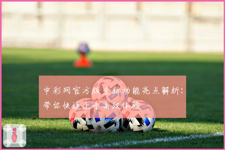 中彩网官方版全新功能亮点解析:带你快速上手高效体验